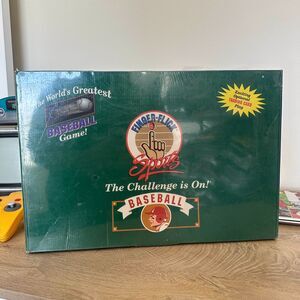 Vintage Sealed Finger Flick Sports Baseball Interactive Board Game